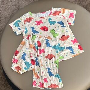 Dinosaur Print Pajamas